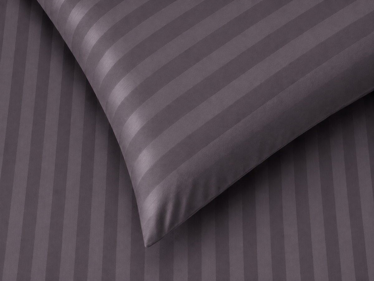 300TC SATEEN STRIP BEDSHEET