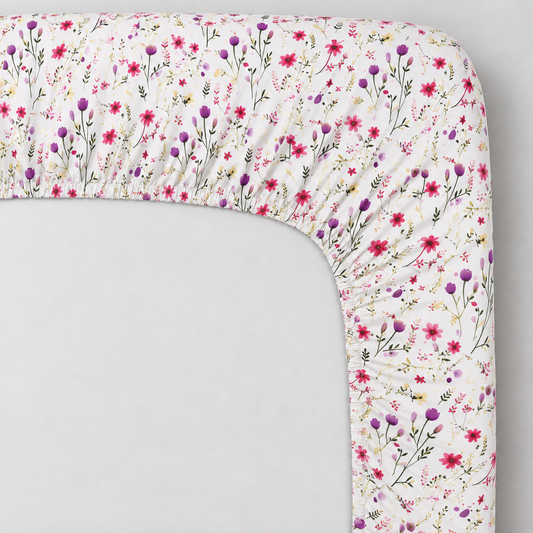 DIGITAL PRINT SATEEN FITTED SHEET FT-220