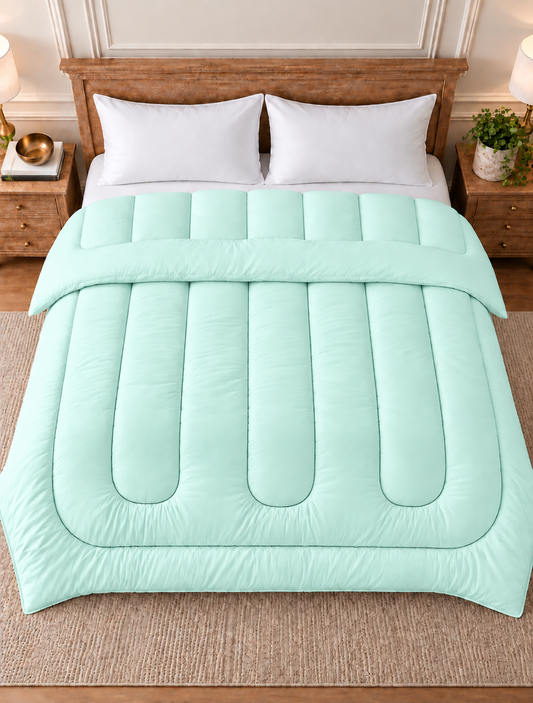 Ultra Soft Winter Comforter-Mint Green