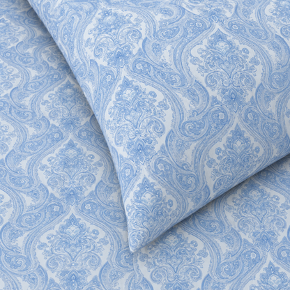 Cotton Percale BedSheet Paisely 02