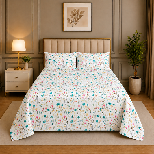 DIGITAL PRINT SATEEN BEDSHEET BS-557