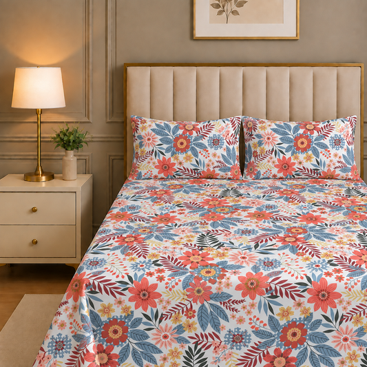 DIGITAL PRINT PERCALE BEDSHEET BS-563
