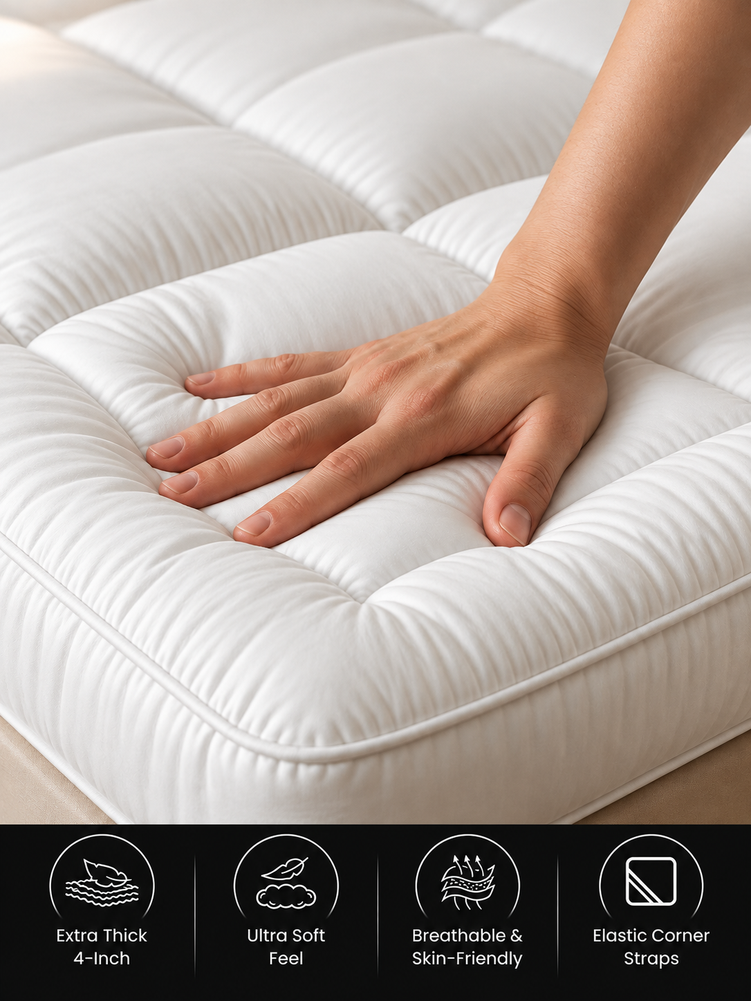 MATTRESS TOPPER LUXURY PLUS