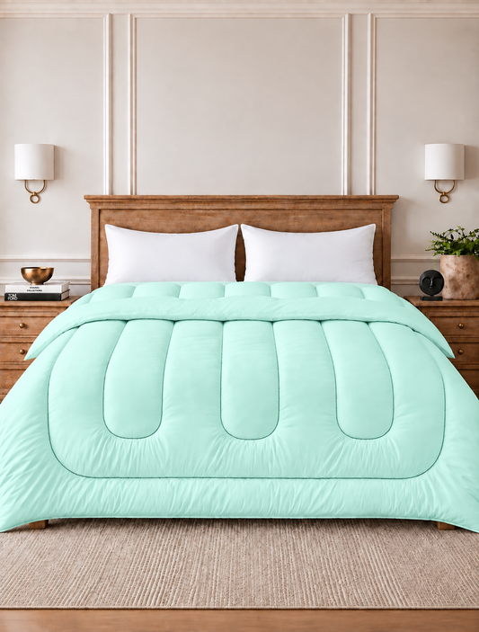 Ultra Soft Winter Comforter-Mint Green