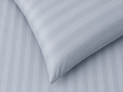 300TC SATEEN STRIP BEDSHEET